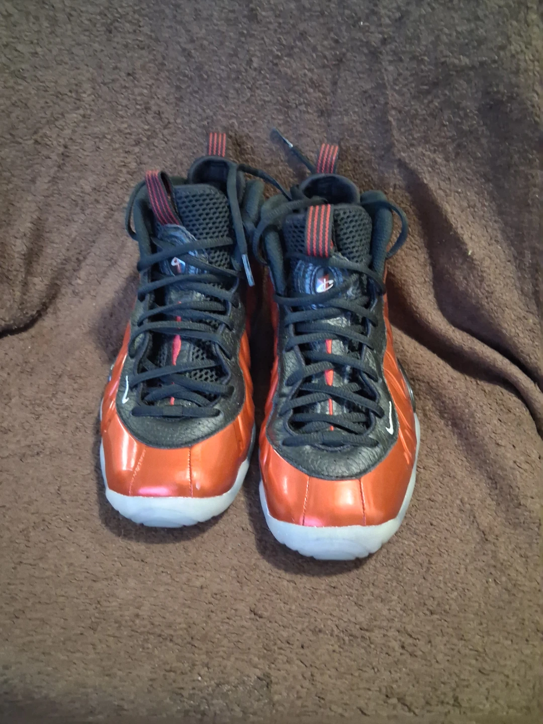 Nike foamposite one metallic red size 6y - photo 2