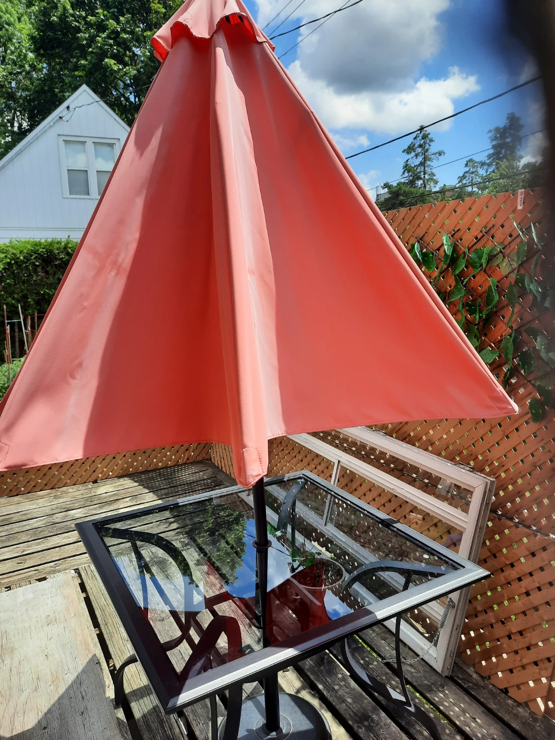 Landon & Co. Market Umbrella - Orange - photo 4