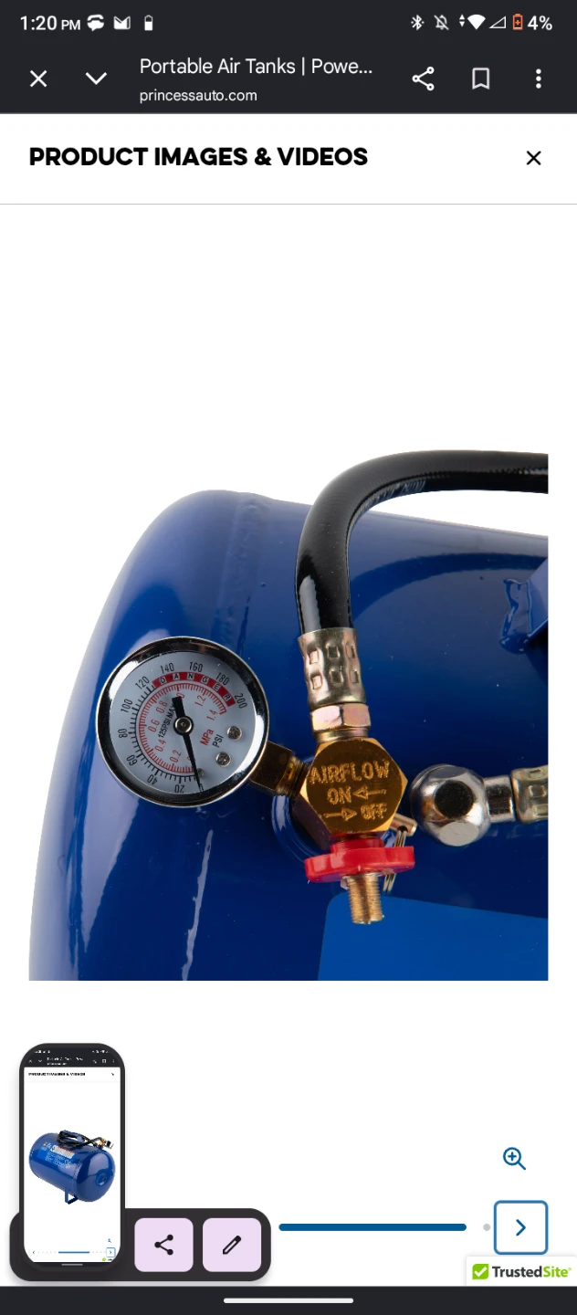 Powerfist Portable Air Tank - photo 4