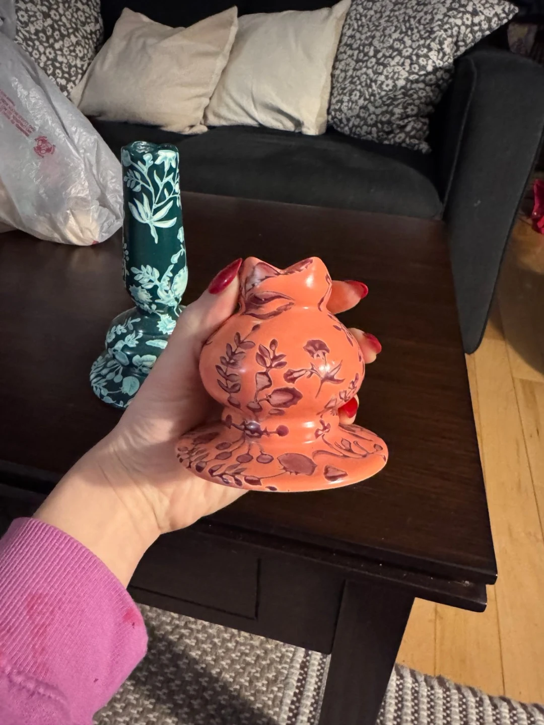 Brand new beautiful Anthropologie pomegranate Candles Holders, - photo 4