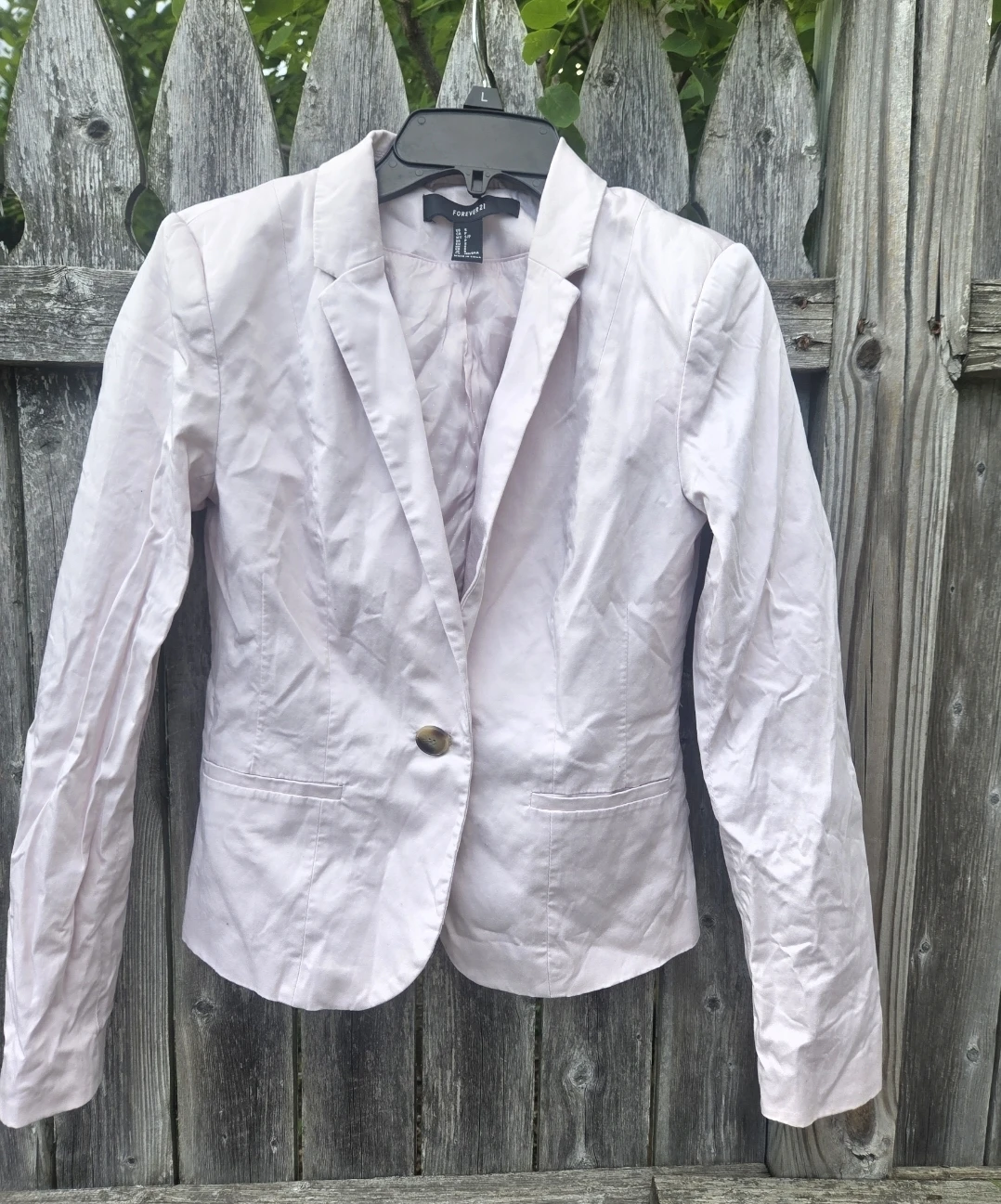 Forever 21 Pink Blazer Jacket Size S