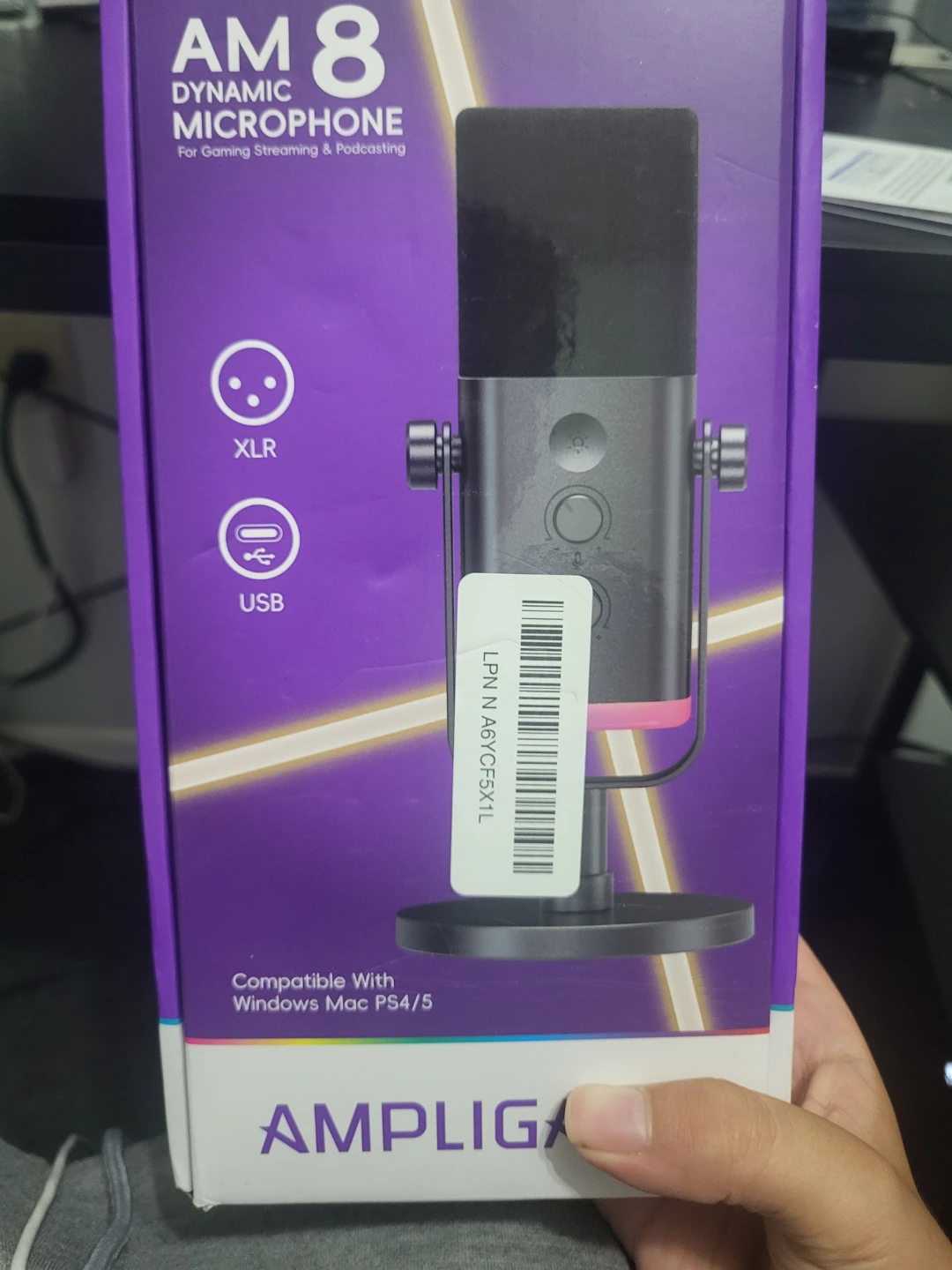 AMPLIGAME AM 8 Dynamic Microphone