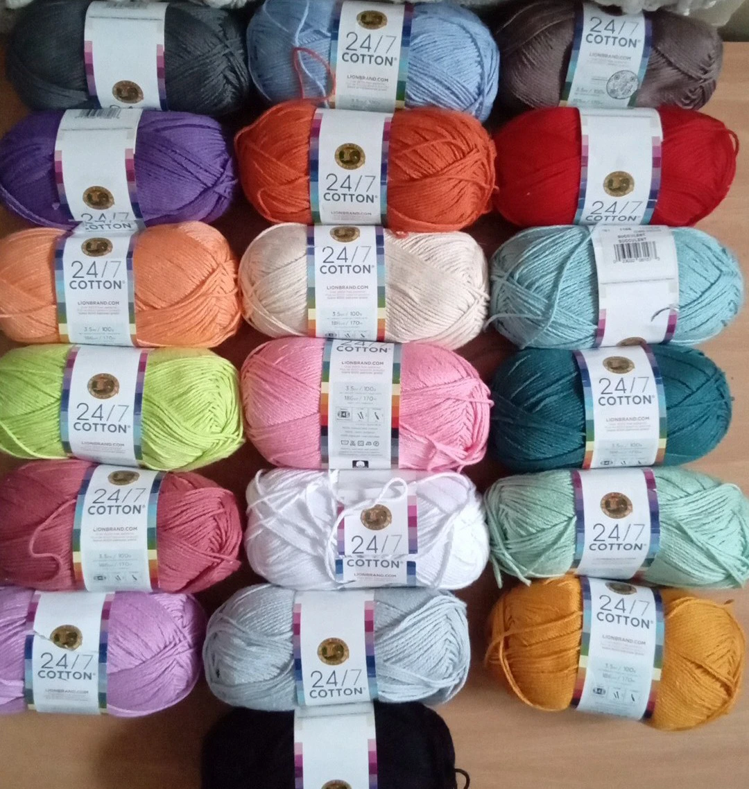 24/7 Cotton Yarn- Assorted Colours - photo 3
