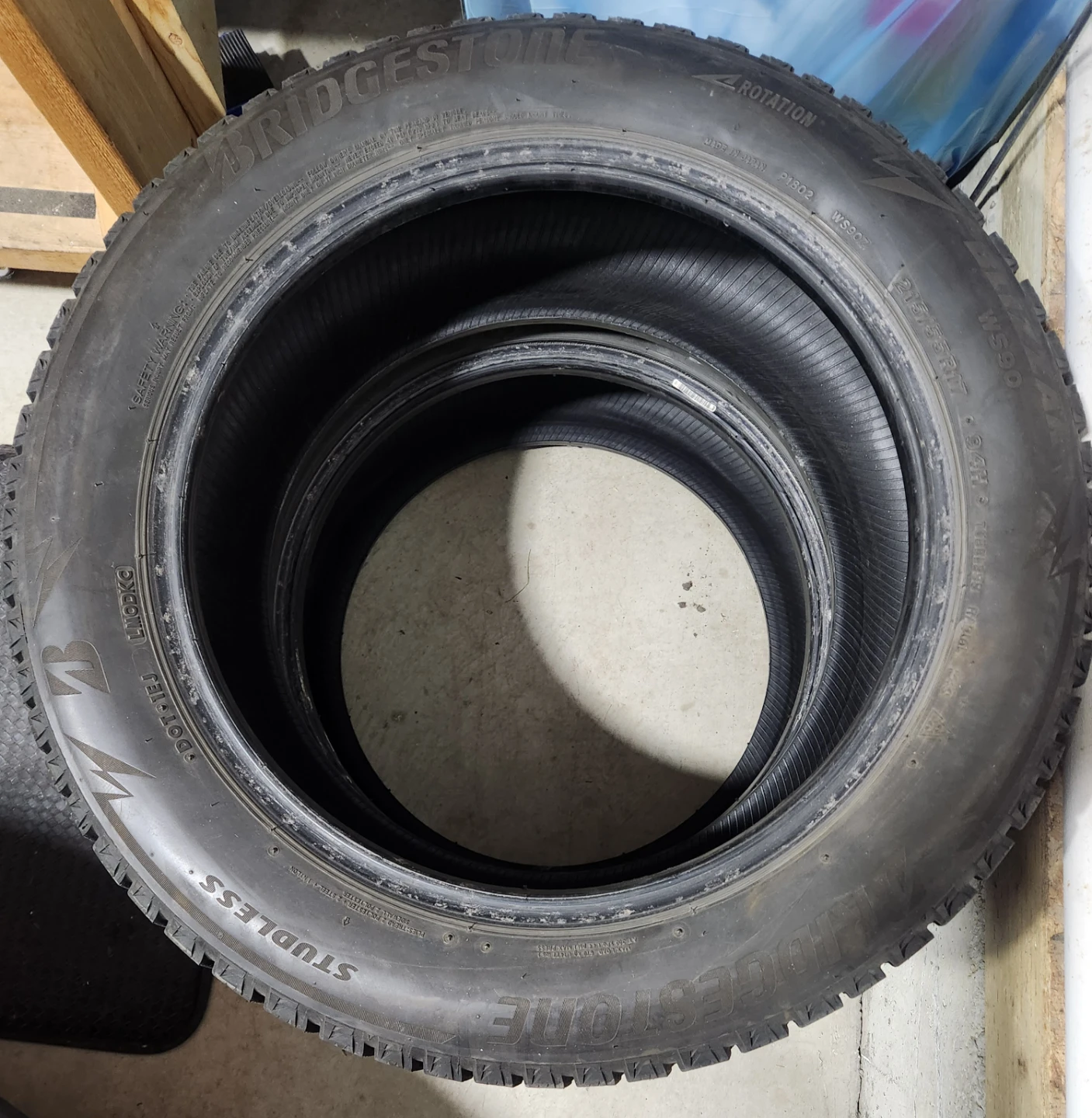 2 Bridgestone Blizzak Winter Tires