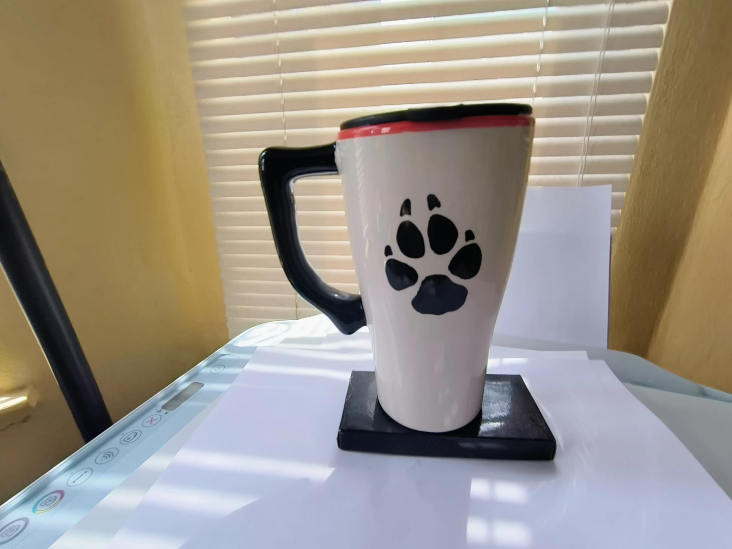 Travel Mug I Love Dachshounds signed about 6 1/4 tall - photo 4