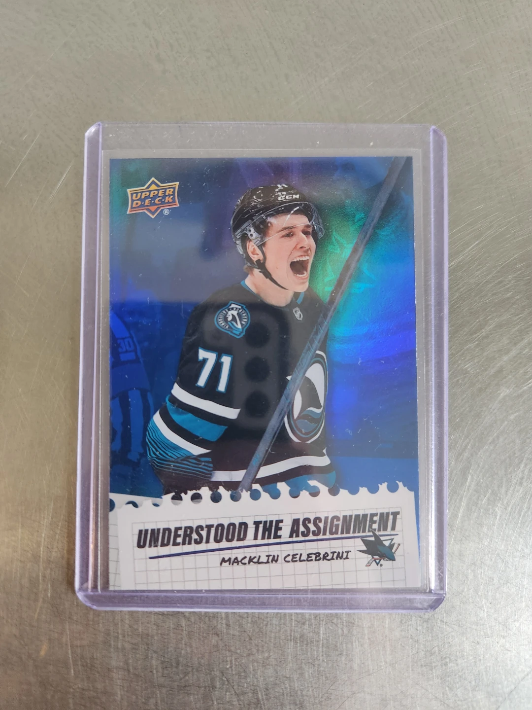 Macklin Celebrini 2025-26 Upper Deck Extended Series Hockey Card