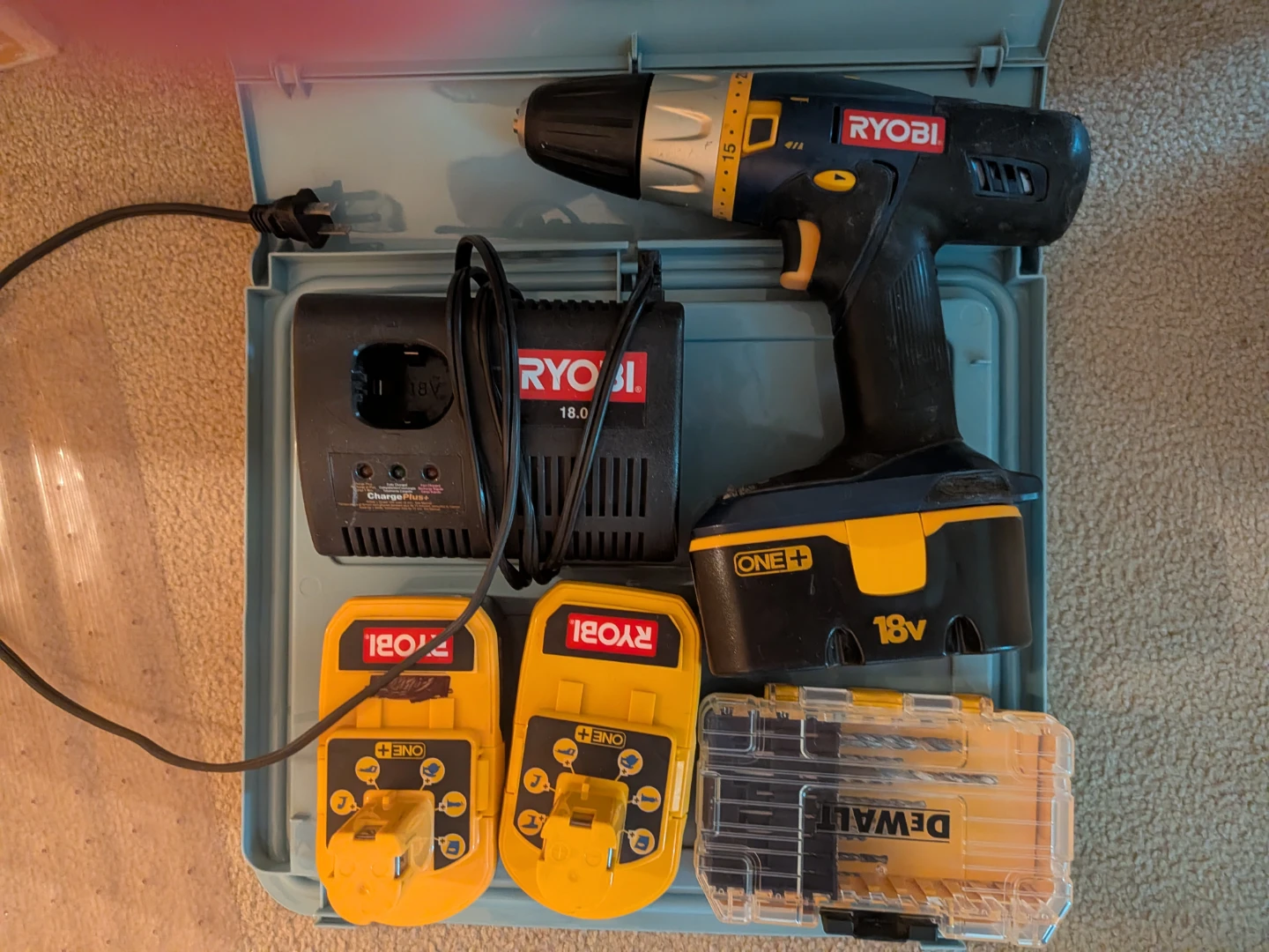 Ryobi Cordless Drill.