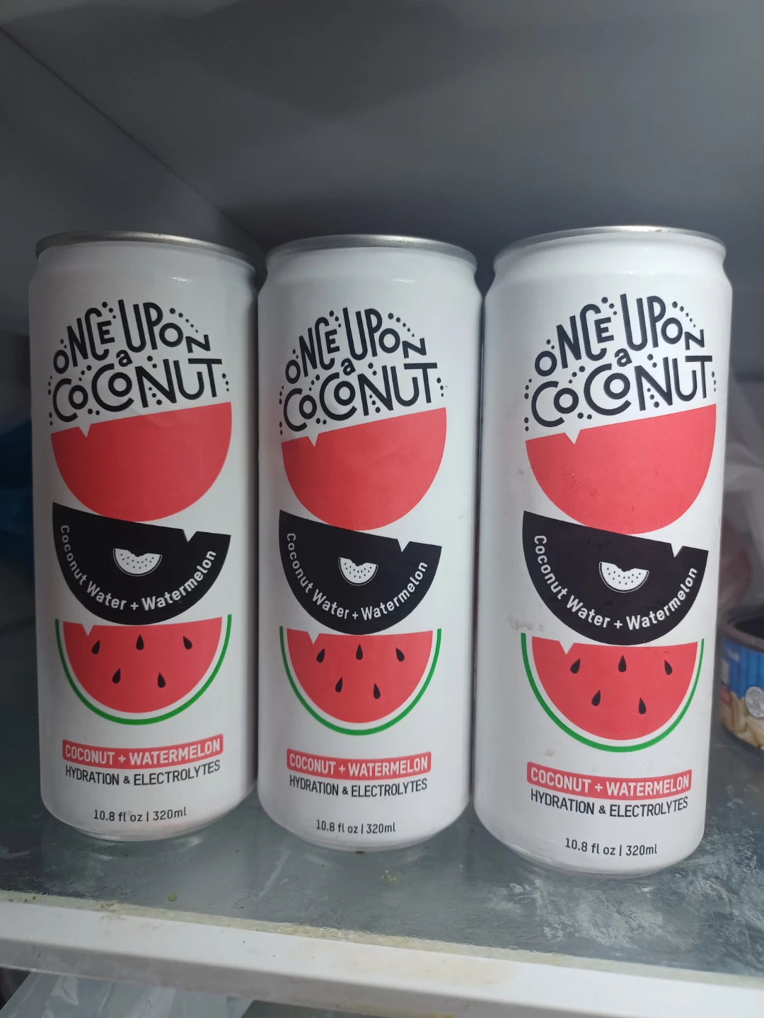 Once Upon a Coconut Coconut + Watermelon Drink (3 Cans)