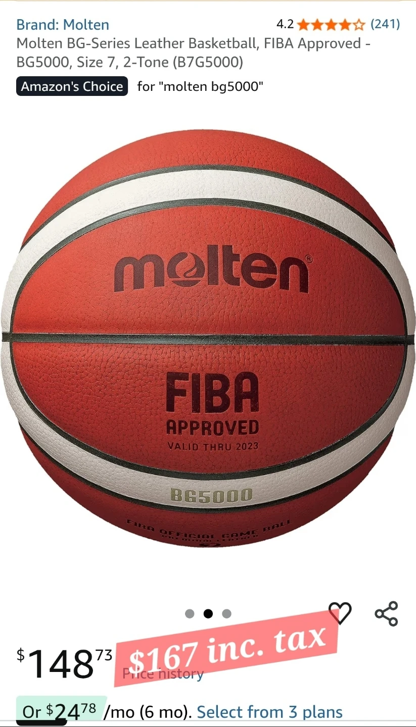 FIBA Molten BG5000 Basketball *new - photo 2