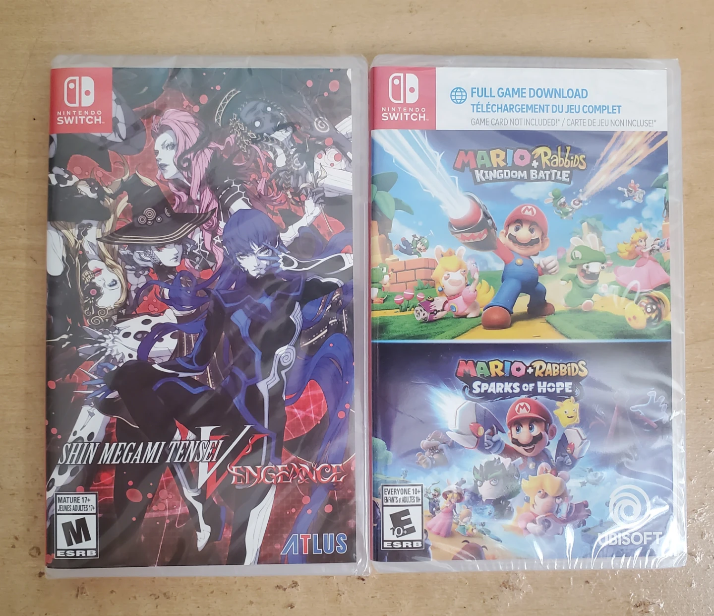 Brand New Nintendo Switch Shin Megami Tensei V & Mario Rabbids