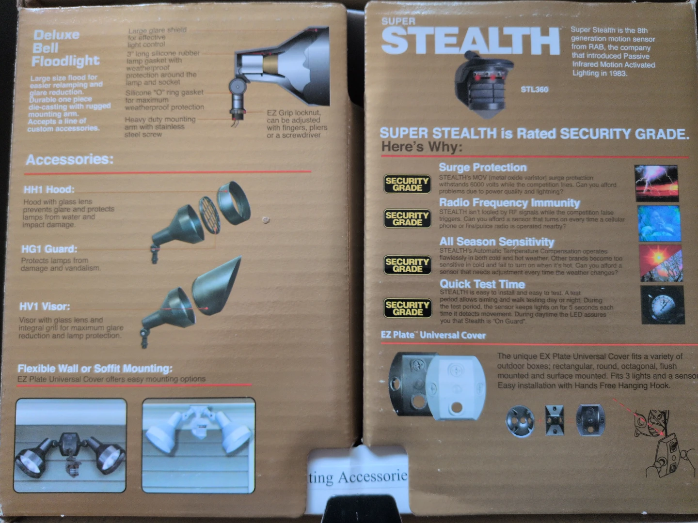 RAB Lighting Super Stealth STL360H Bronze Floodlight - photo 2