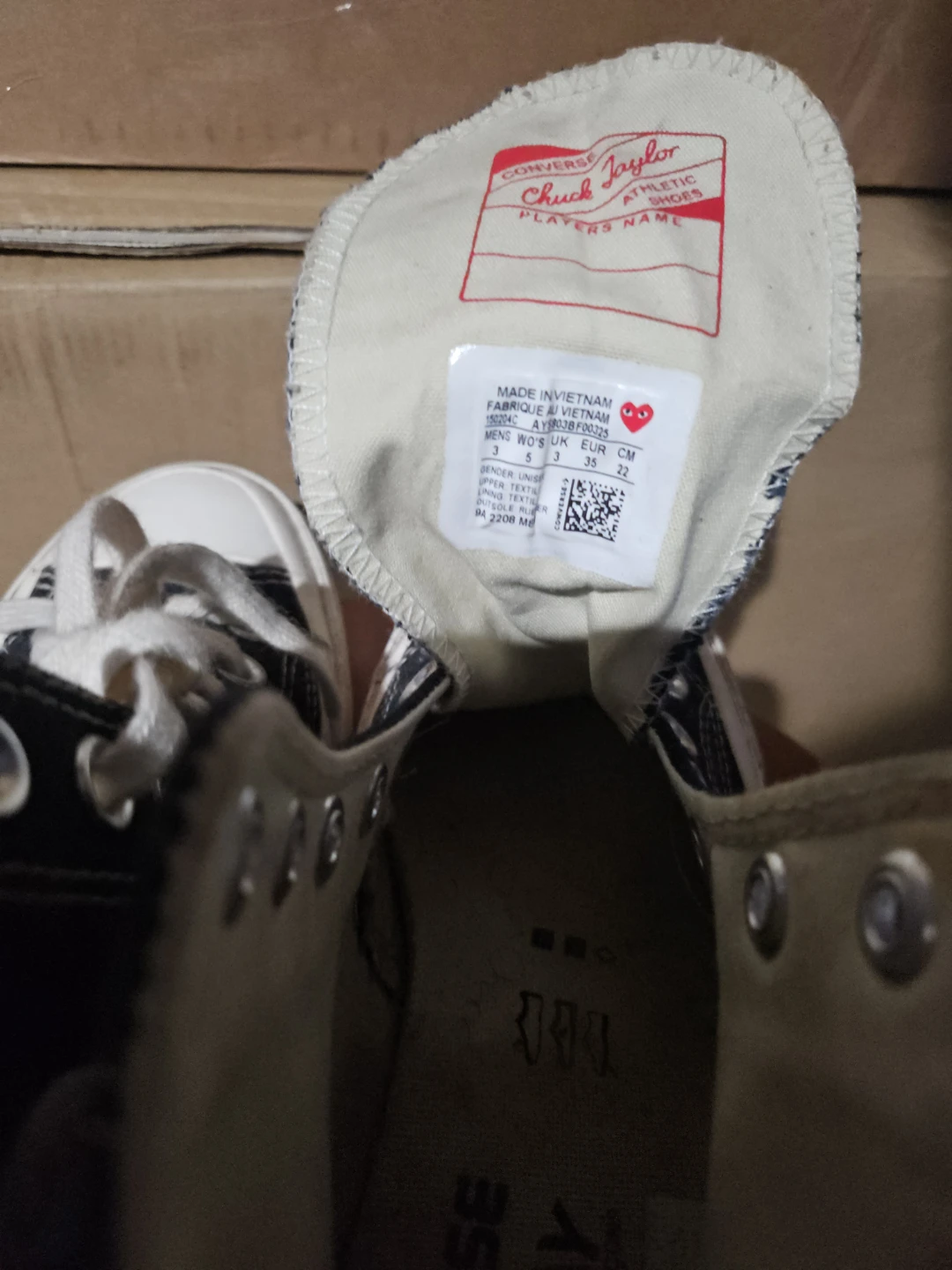 Comme des Garçons PLAY High Top Sneakers - photo 4