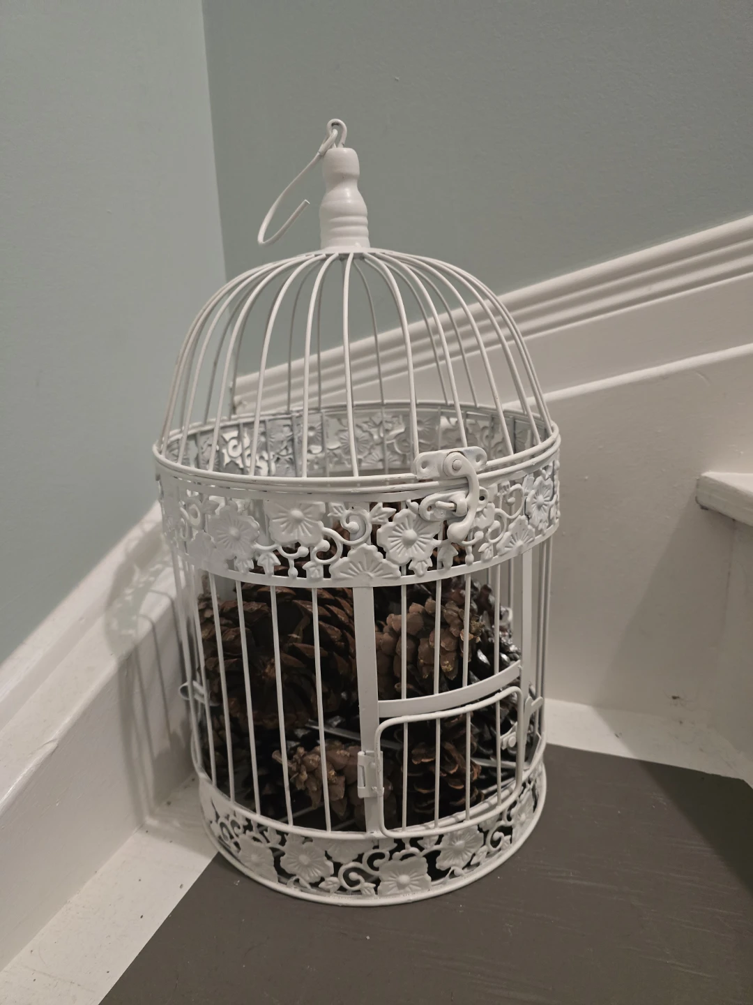 White Decorative Birdcage