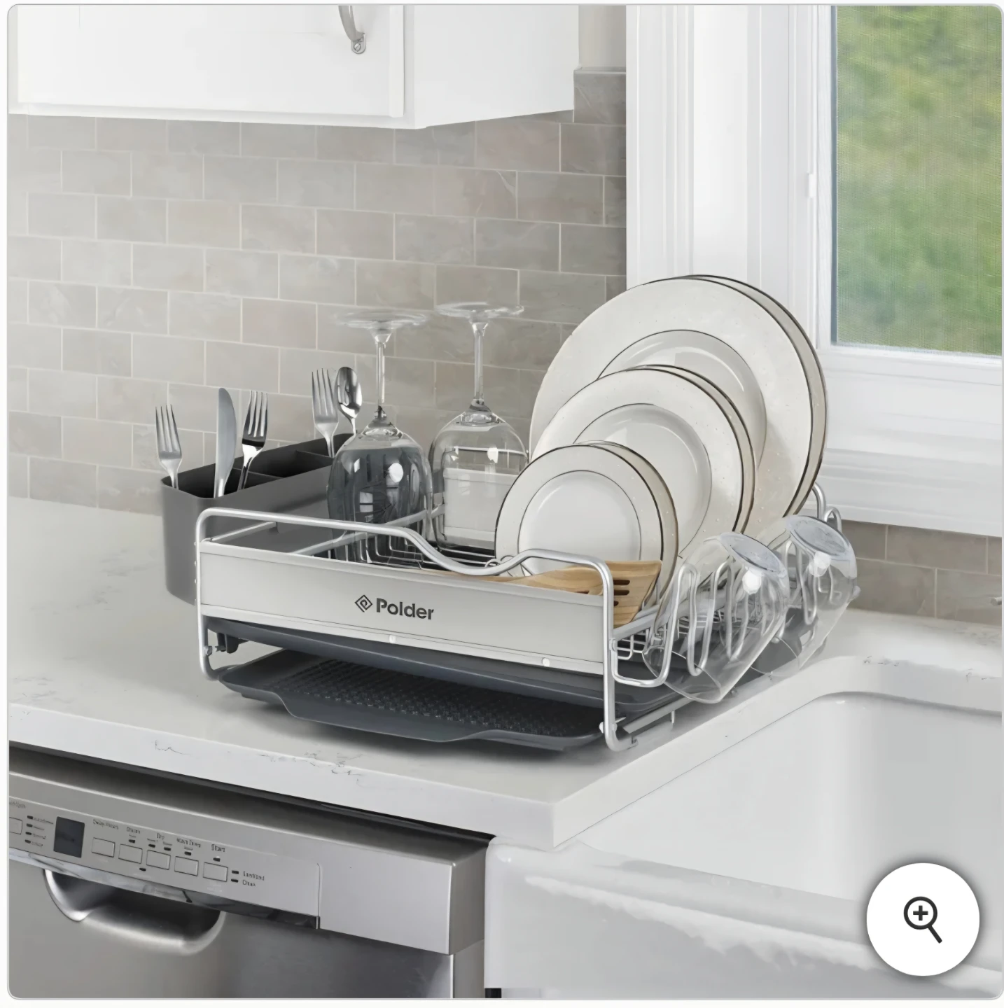 Polder Advantage Aluminum Dish Rack (4 ct) - photo 5