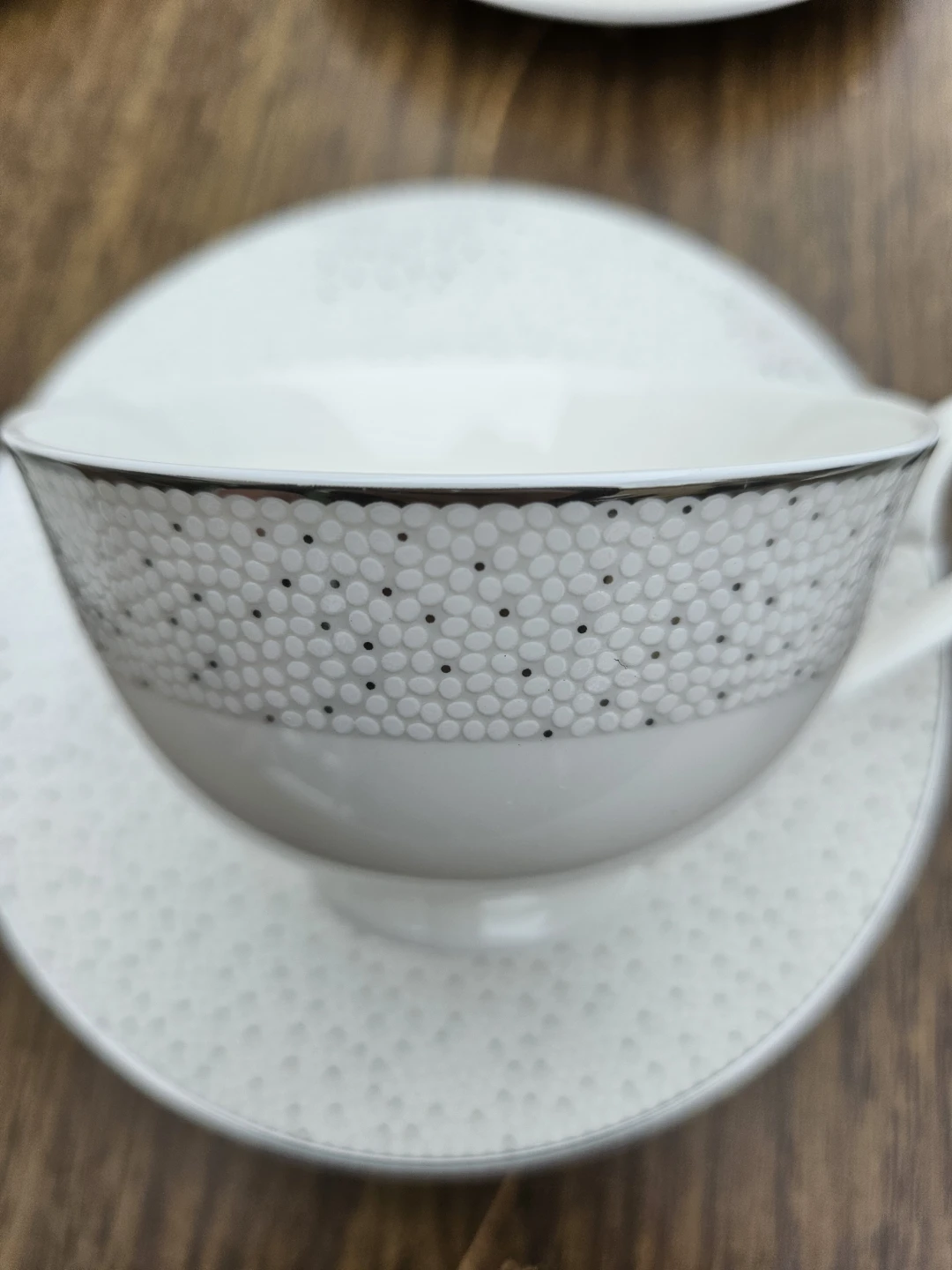 New 32 pieces fine bone china teacup saucer set - photo 2
