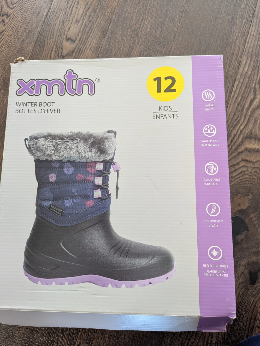 XMTN Kids Winter Boots Size 12