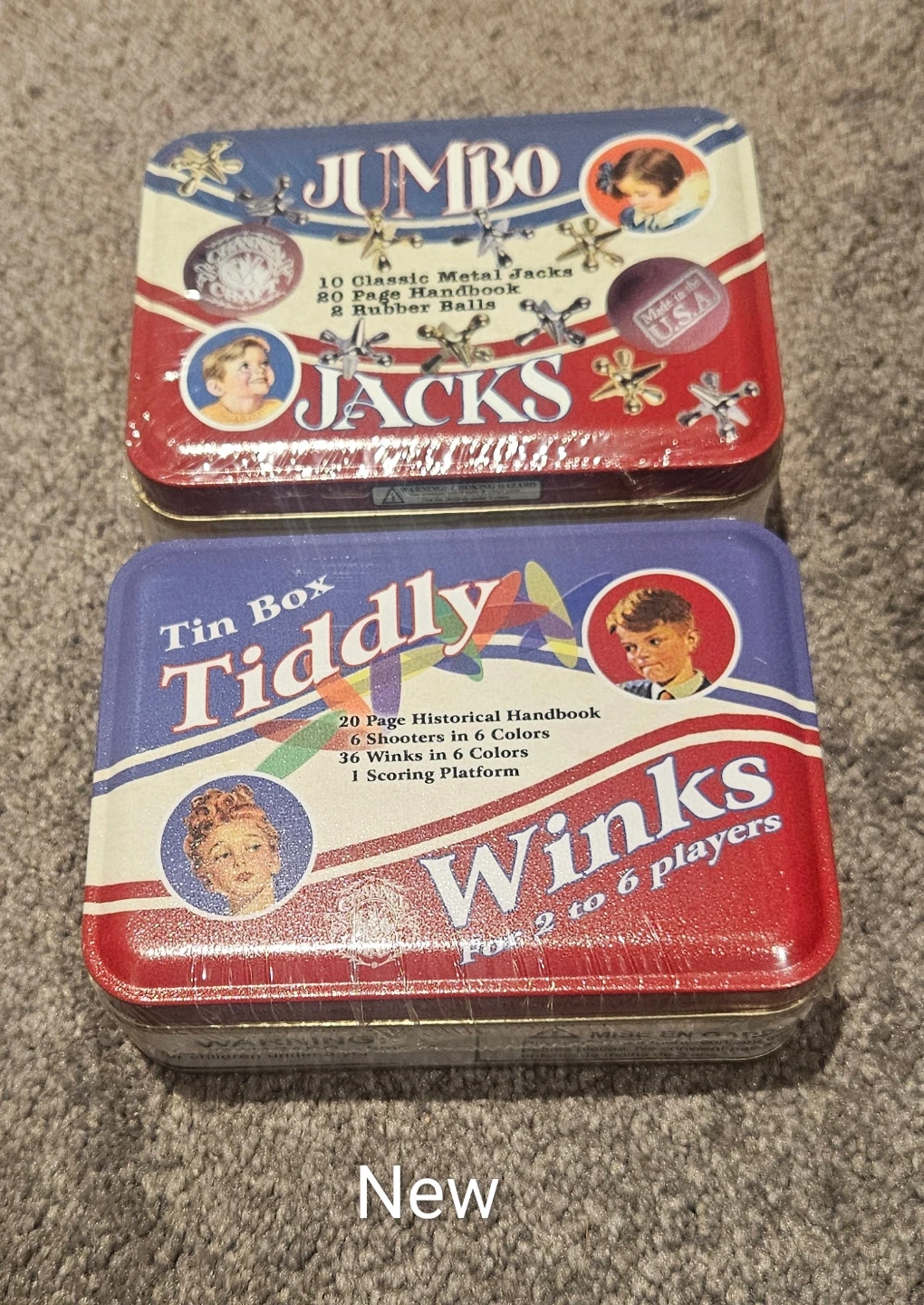 NEW! Jacks and Tiddly Winks Games