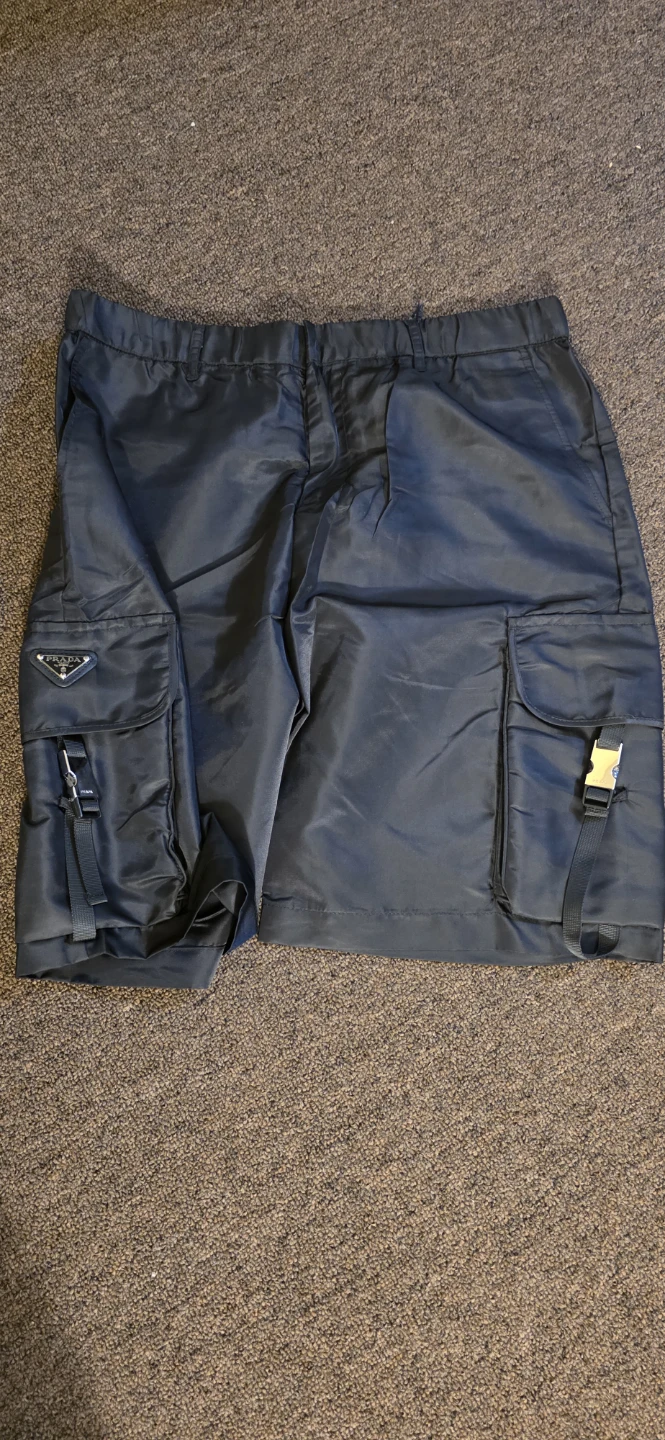 Prada Nylon Cargo Shorts