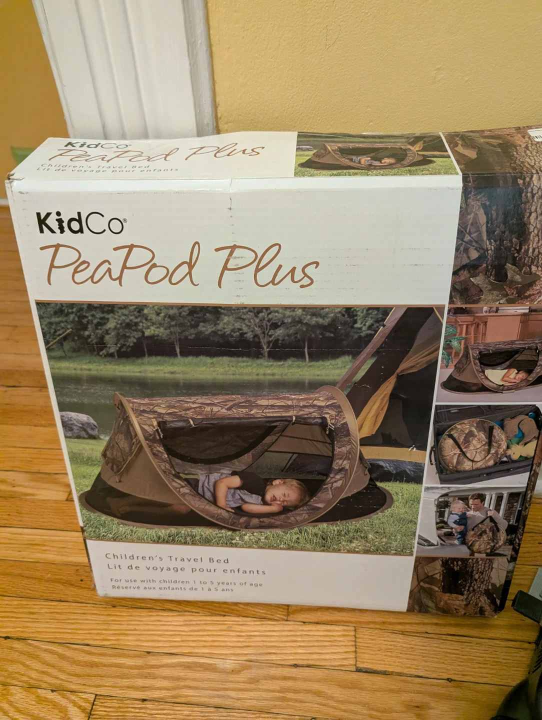 KidCo PeaPod Plus Children's Travel Bed Camo