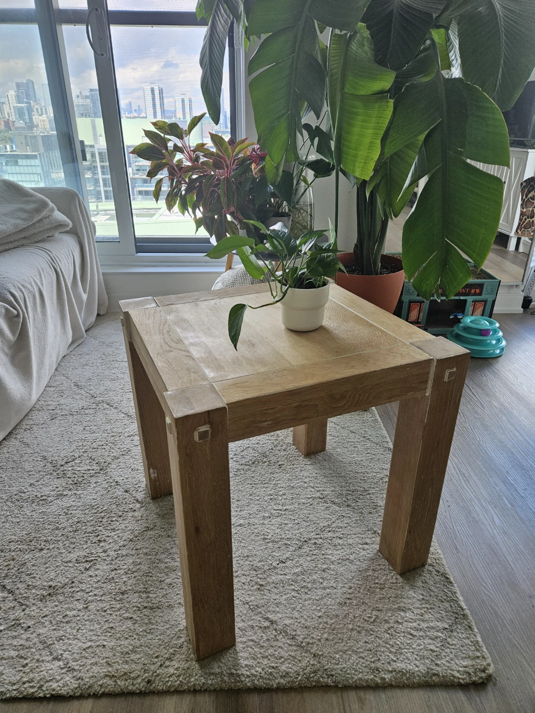 Wooden Side Table - photo 2