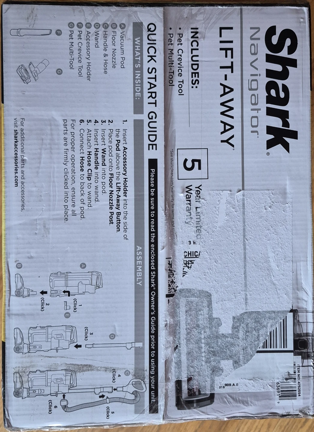 Shark Navigator Lift-Away Vacuum Cleaner - photo 5