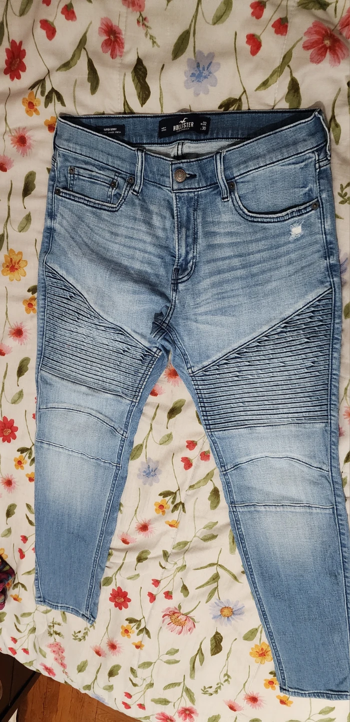 Hollister Men's Super Skinny Moto Jeans - photo 4