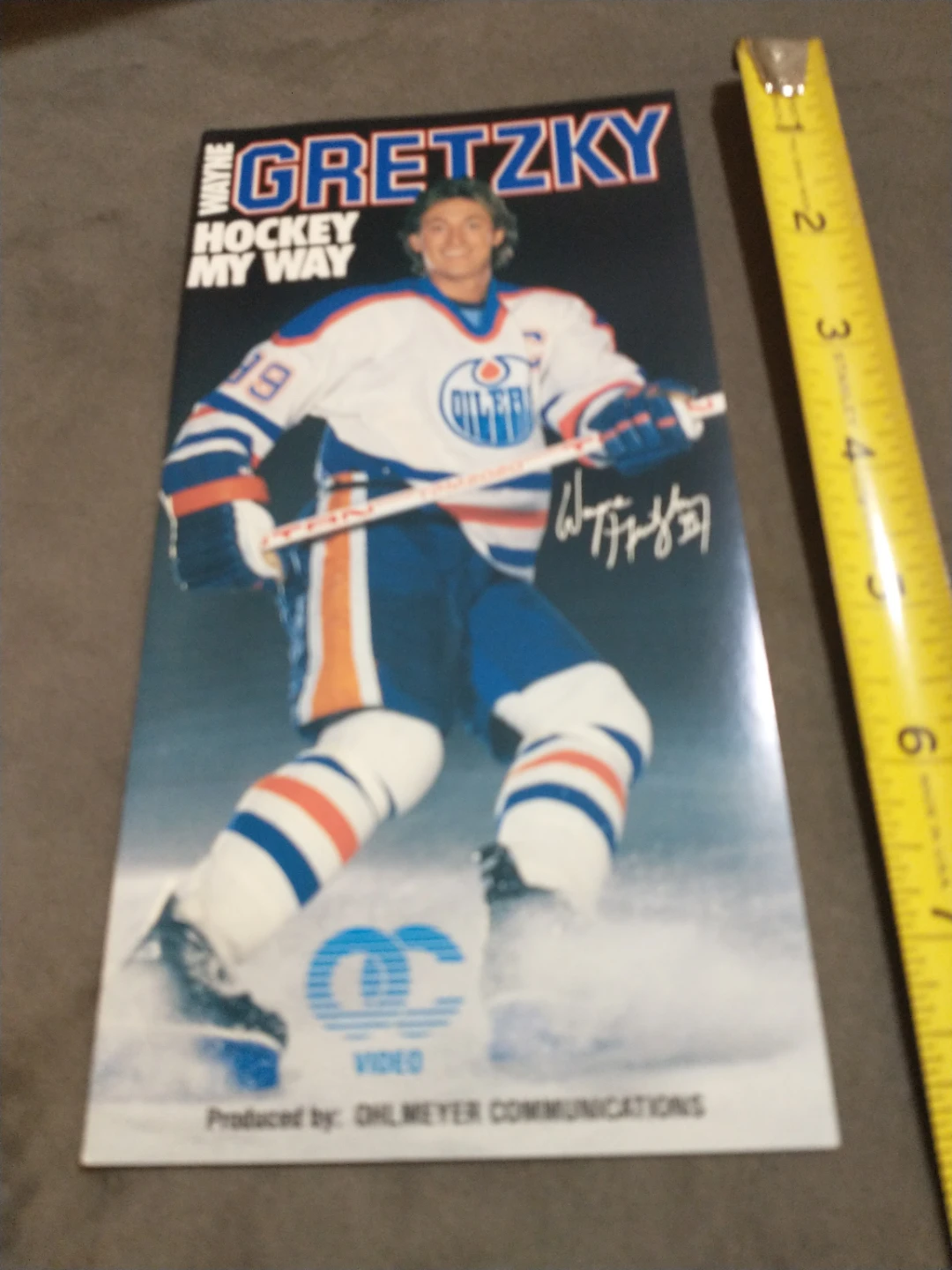 1980s Wayne Gretzky Hockey My Way VHS Insert Cover - photo 3