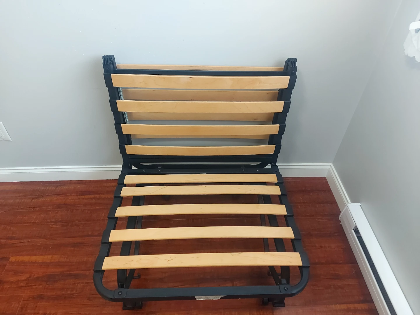 Folding Bed Frame with Wooden Slats - photo 3