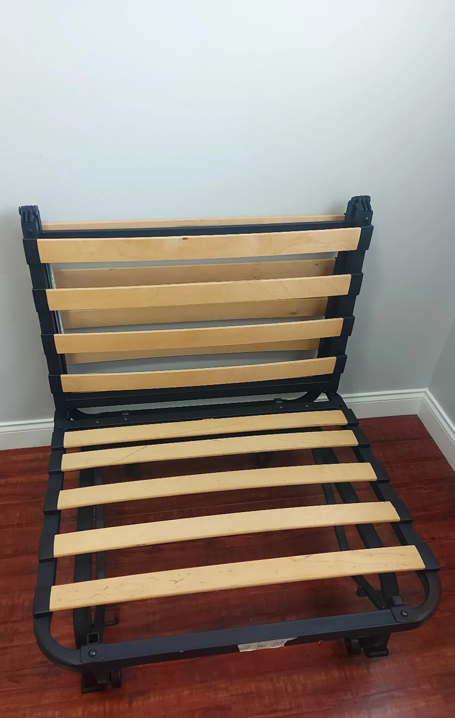 Folding Bed Frame with Wooden Slats - photo 4