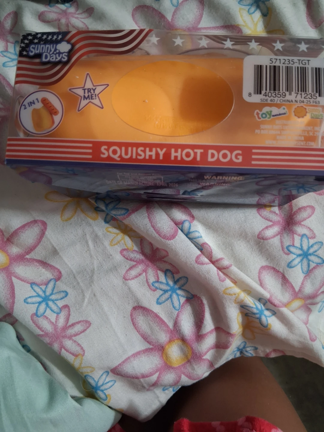 Sunny Days Squishy Hot Dog Toy - photo 2