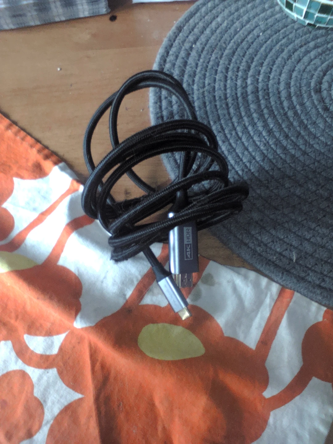 Black Braided HDMI Cable