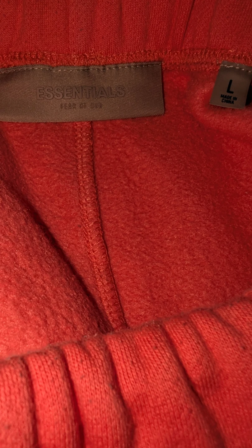 ESSENTIALS Fear of God Sweatpants - Orange - L - photo 3