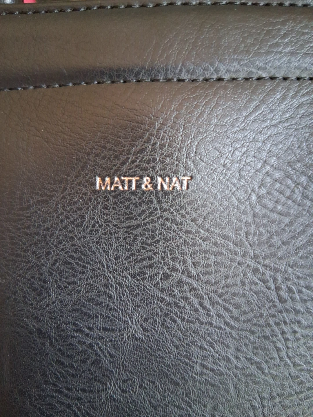 MATT & NAT Black Vegan Leather Backpack - photo 2