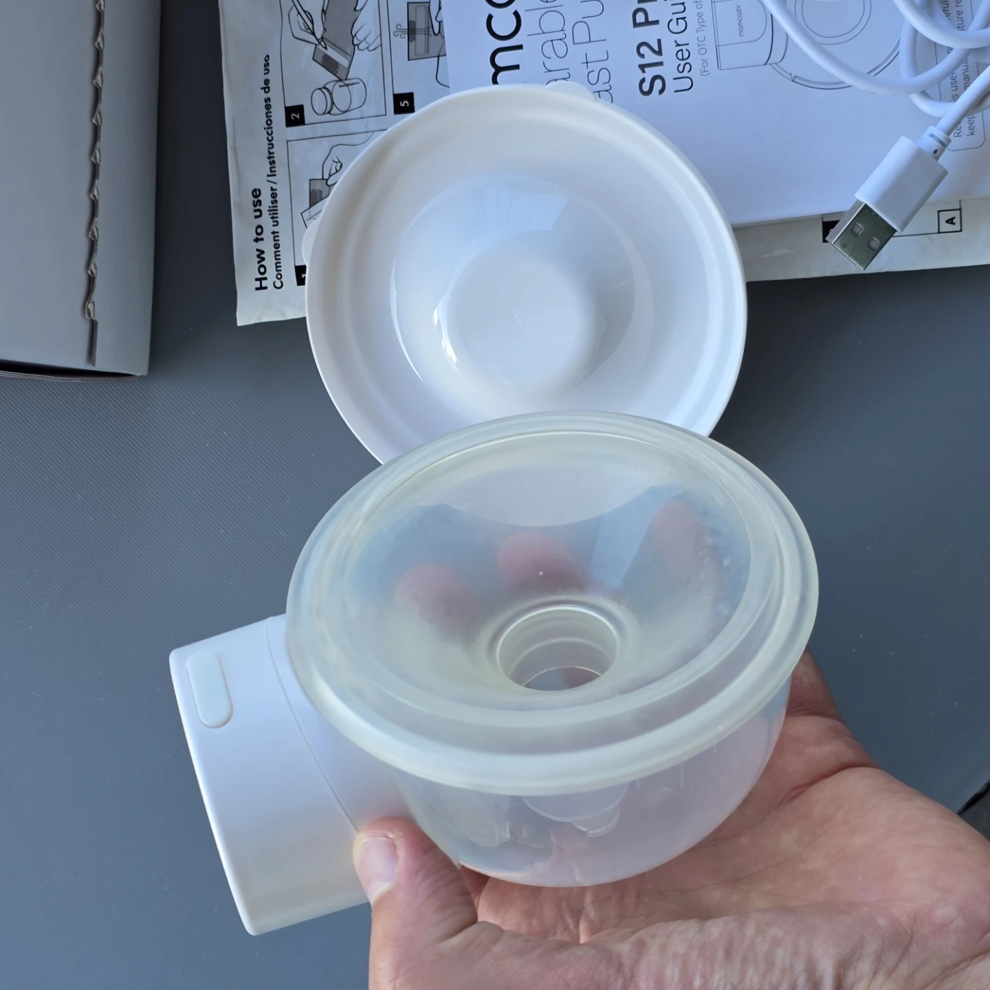 Momcozy S12 Pro Wearable Breast Pump and cleaning kit - photo 4