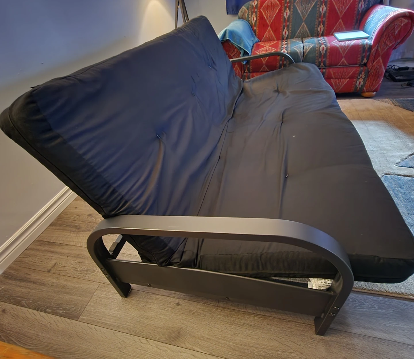 Black Futon Sofa Bed - photo 2
