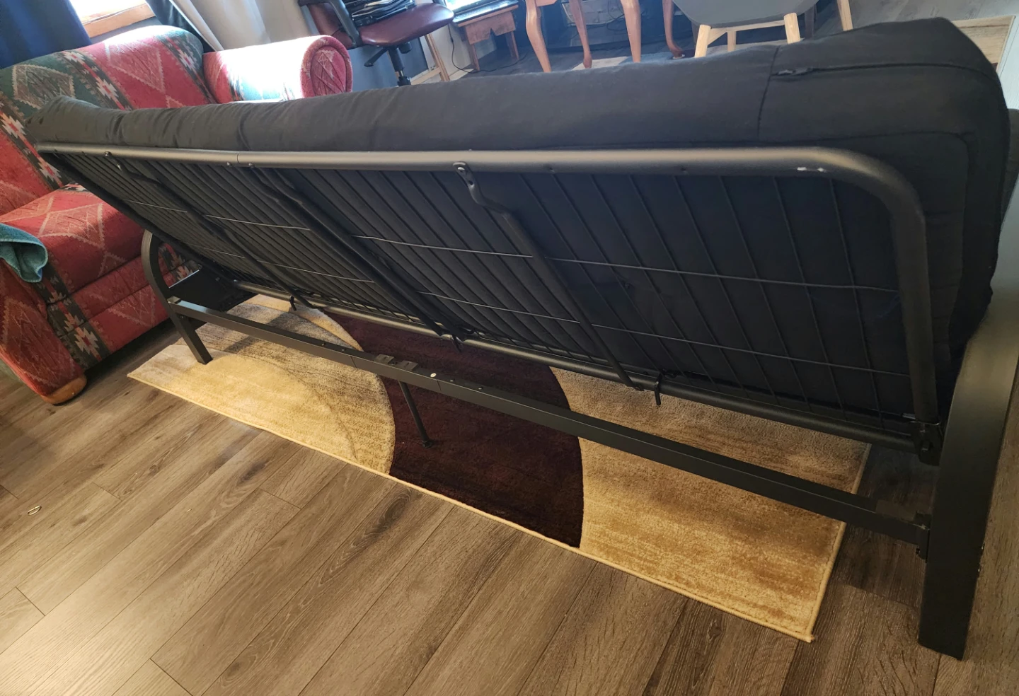 Black Futon Sofa Bed - photo 3