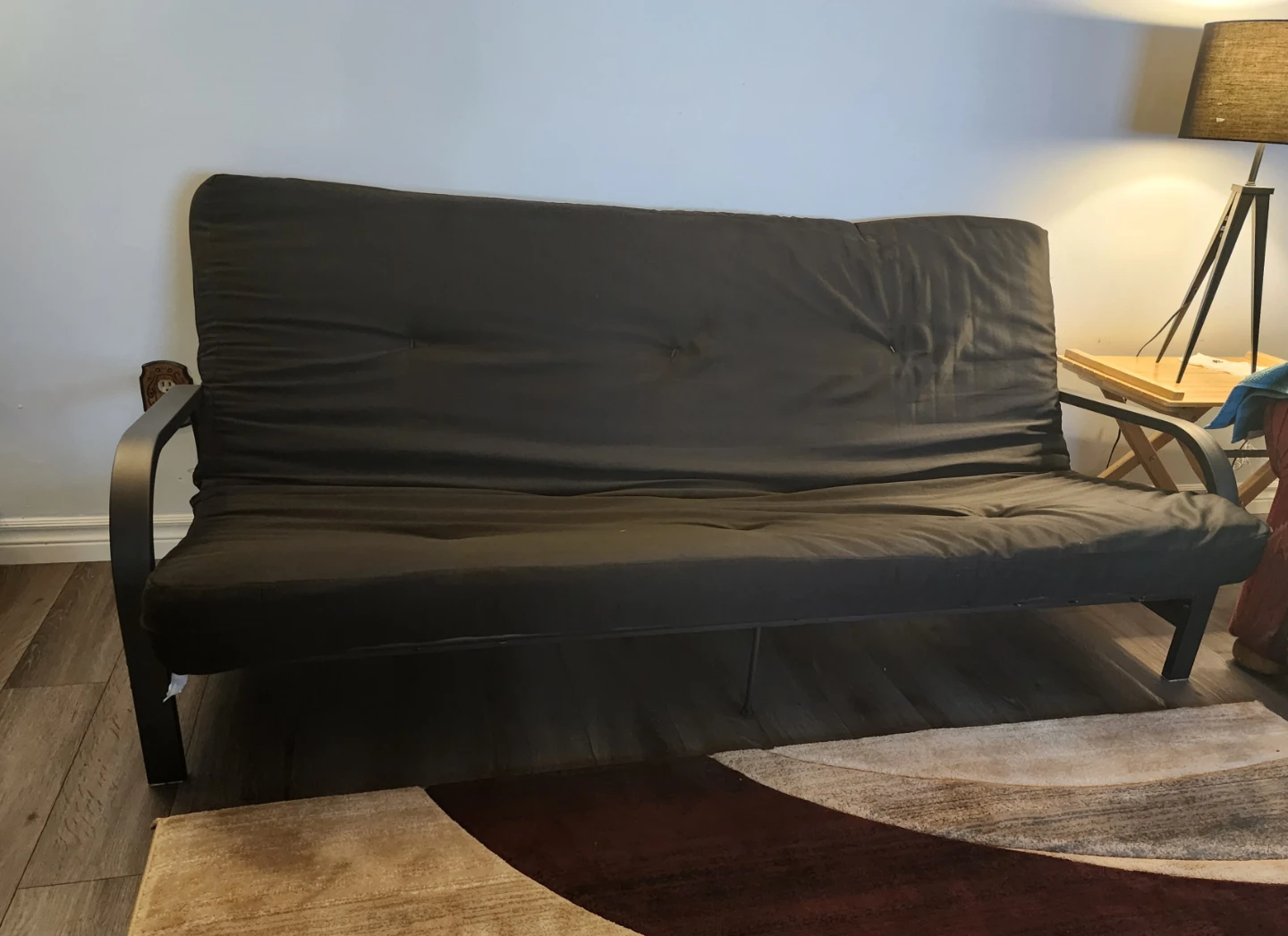 Black Futon Sofa Bed - photo 5
