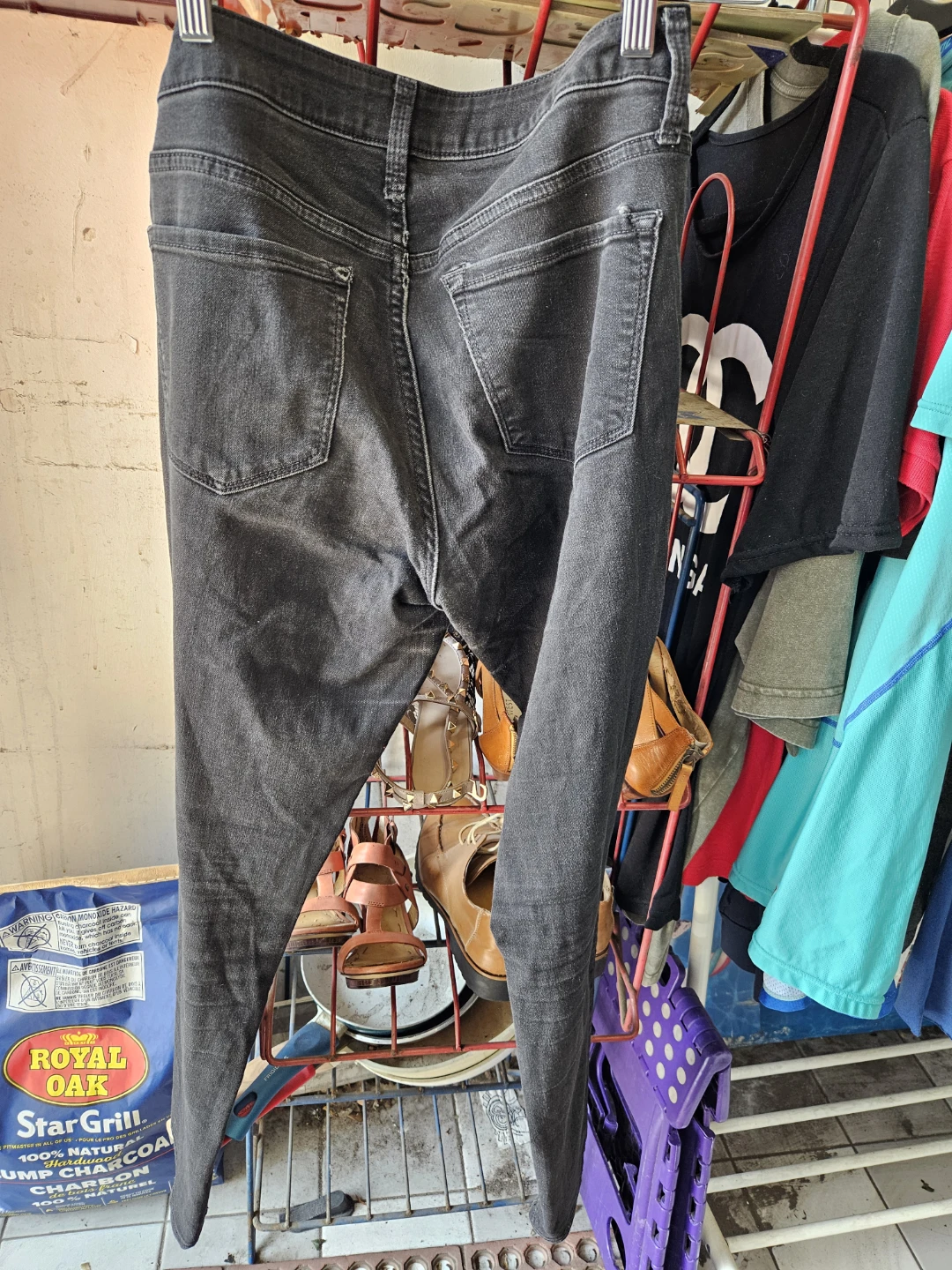 Old Navy Rockstar Black Denim Jeans - photo 2