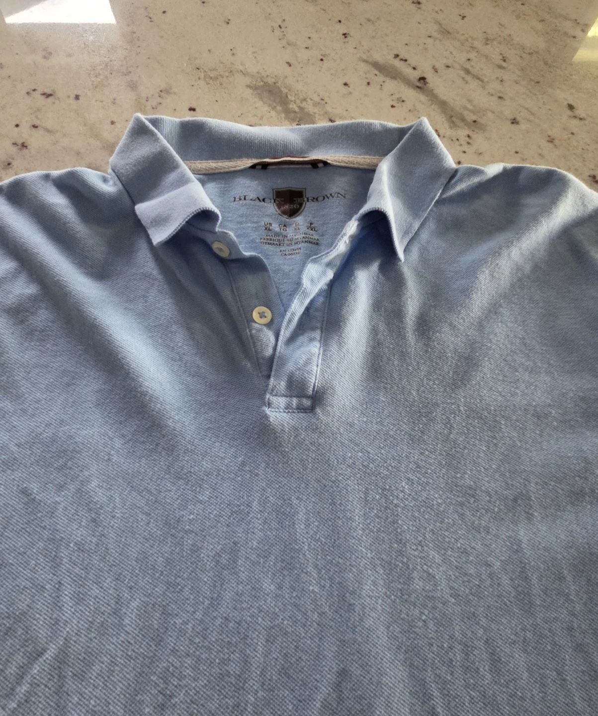 Black Brown Polo Shirt - XL - photo 2