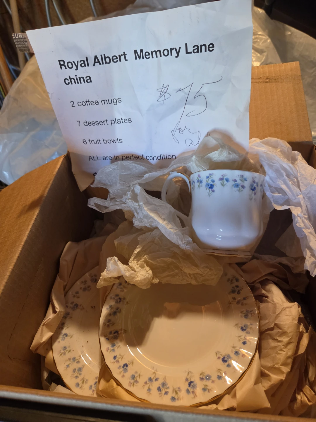 Royal Albert Memory Lane China Set