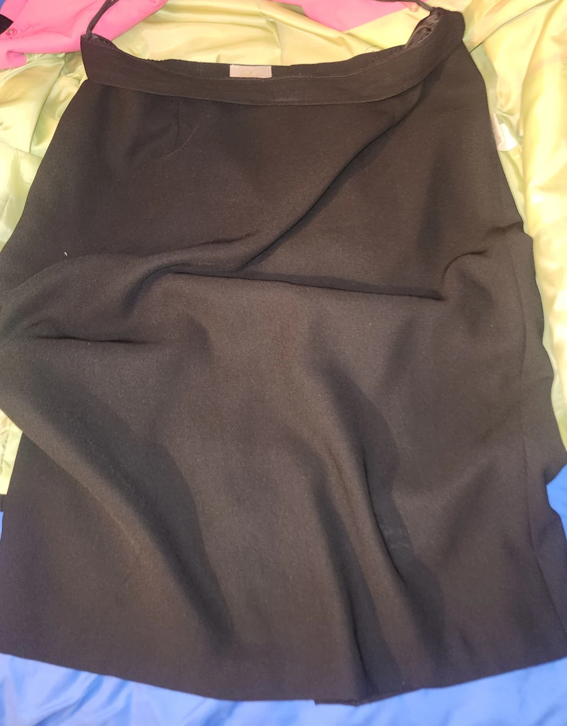 Style Midnight Velvet 2-Piece Color Block Skirt Suit Size 20W - photo 4