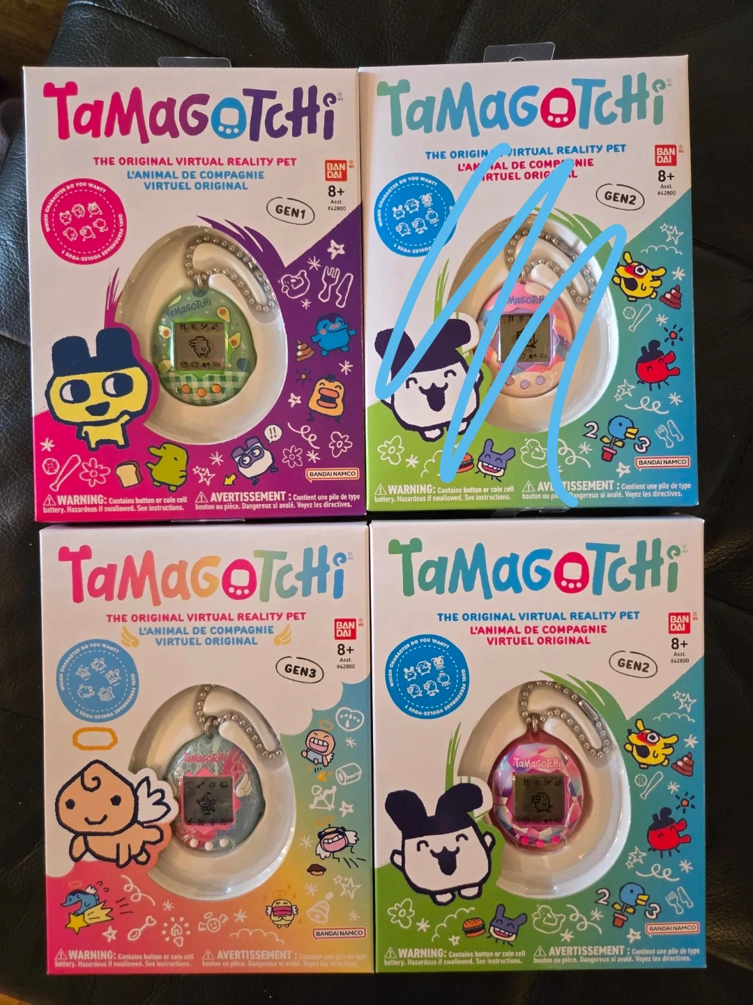 Tamagotchi Gen 1, 2, 3 $27 Each