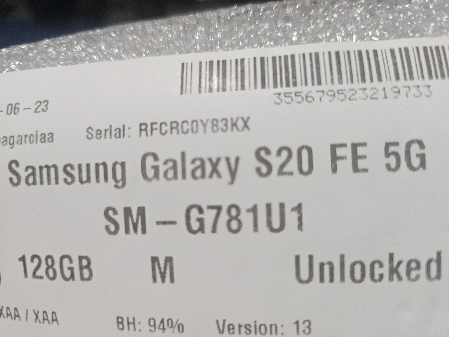 Samsung Galaxy S20 FE 5G 128GB Unlocked - photo 4
