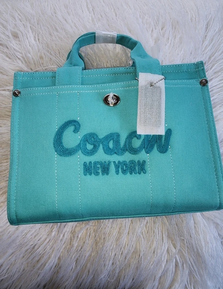 Coach New York Medium Tote Bag - Tiffany Blue - photo 2