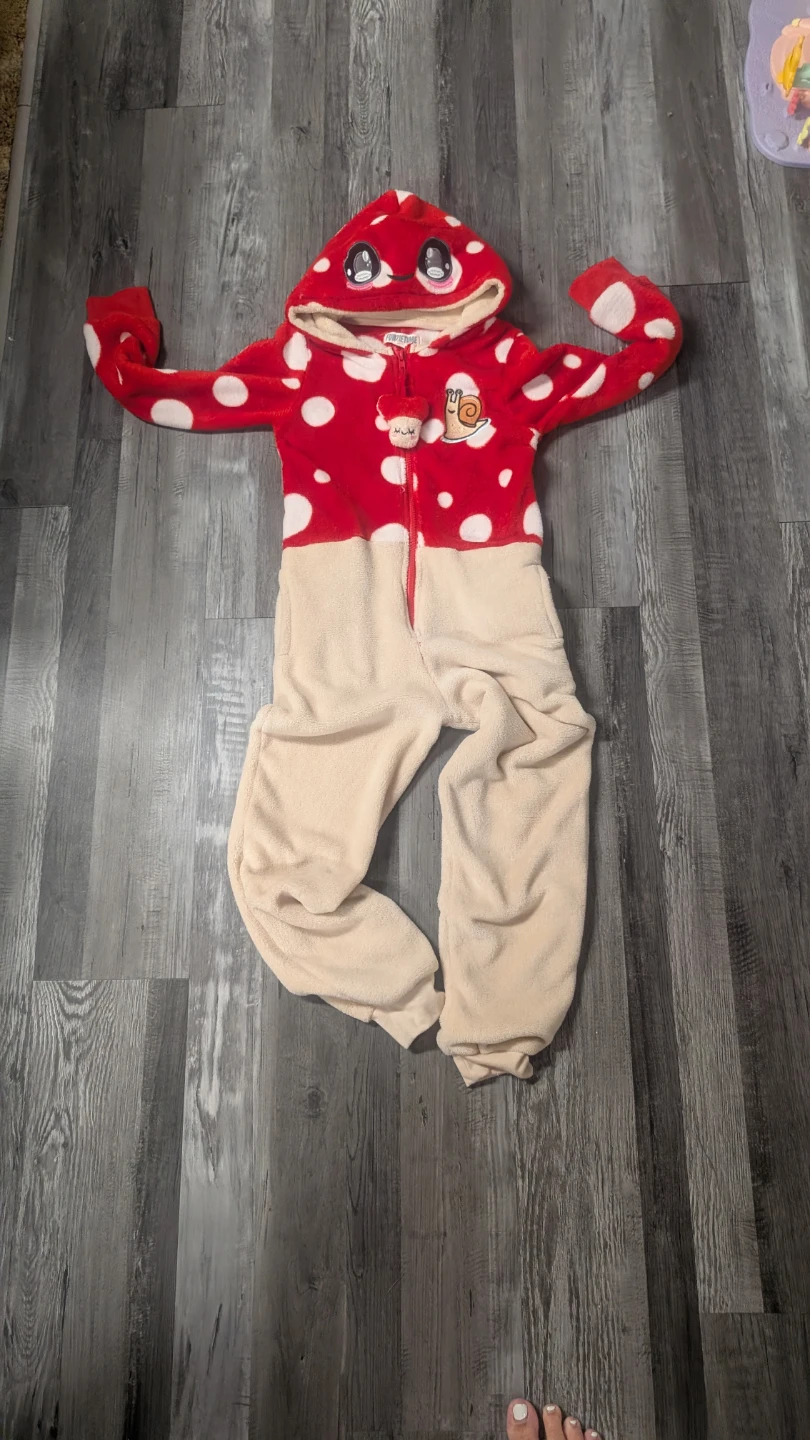 Halloween Kids' Mushroom Fleece Onesie