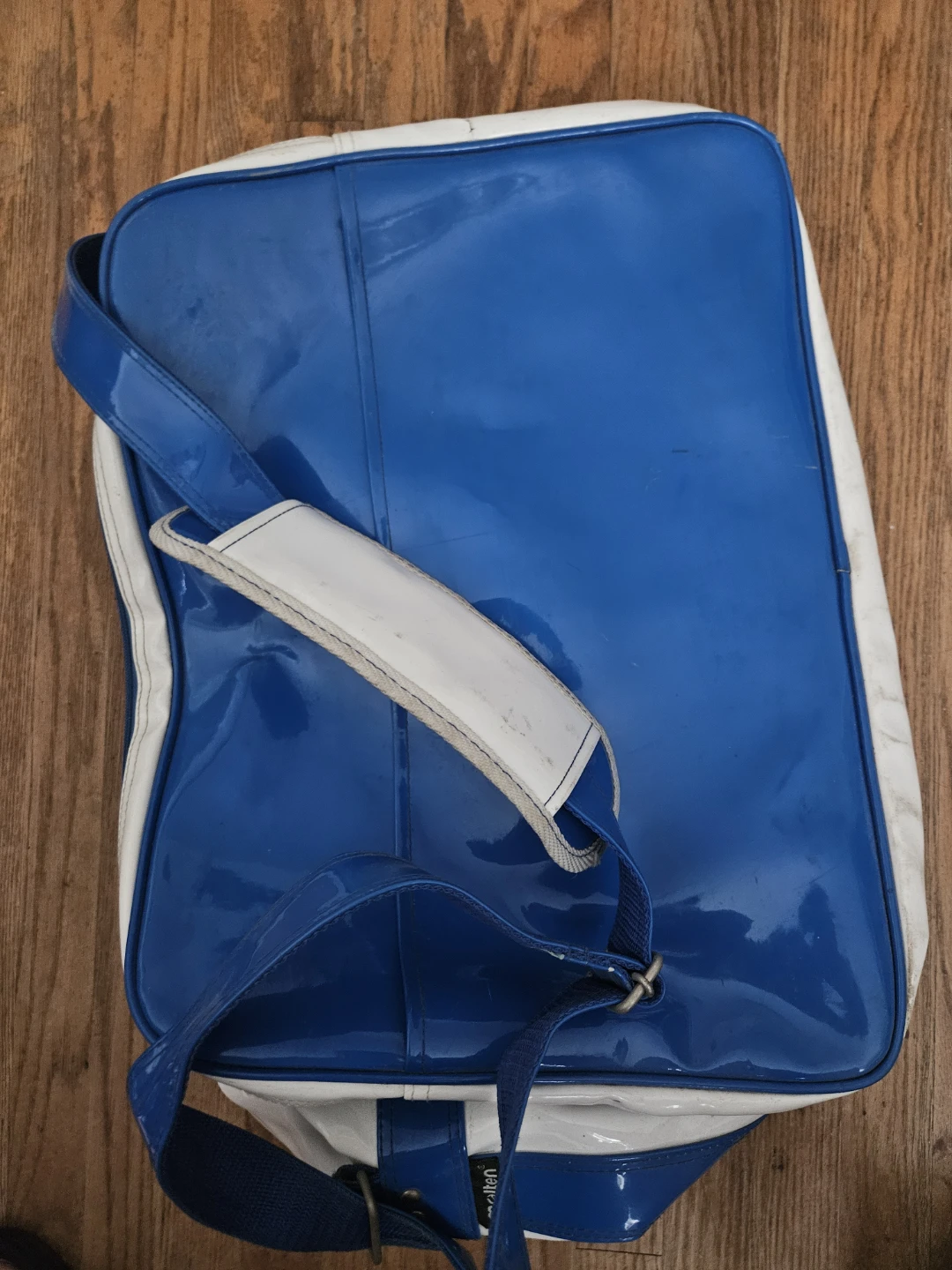 Molten Blue and White Large Duffel Bag - photo 2