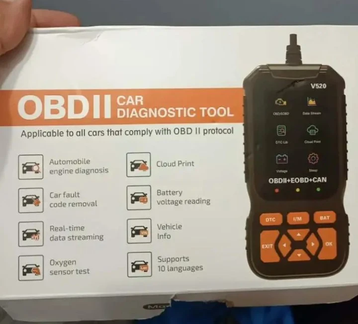 V520 OBDII Car Diagnostic Tool