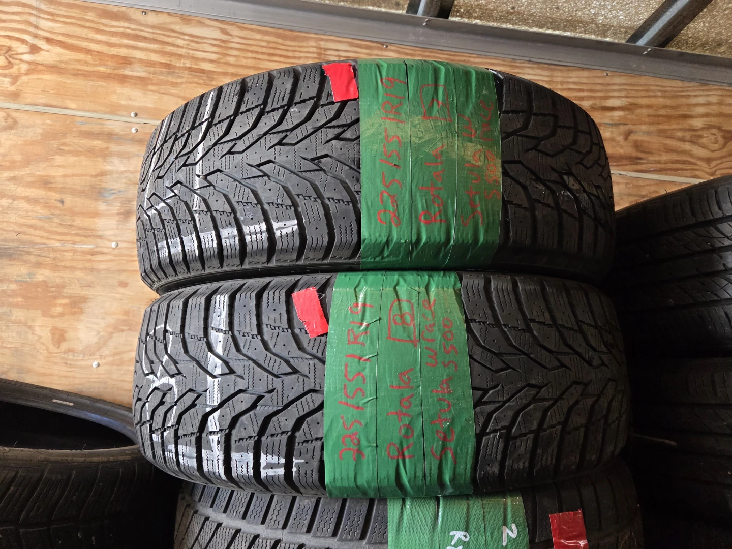 2 tires 275/55 R19 Rotala setula w race s500