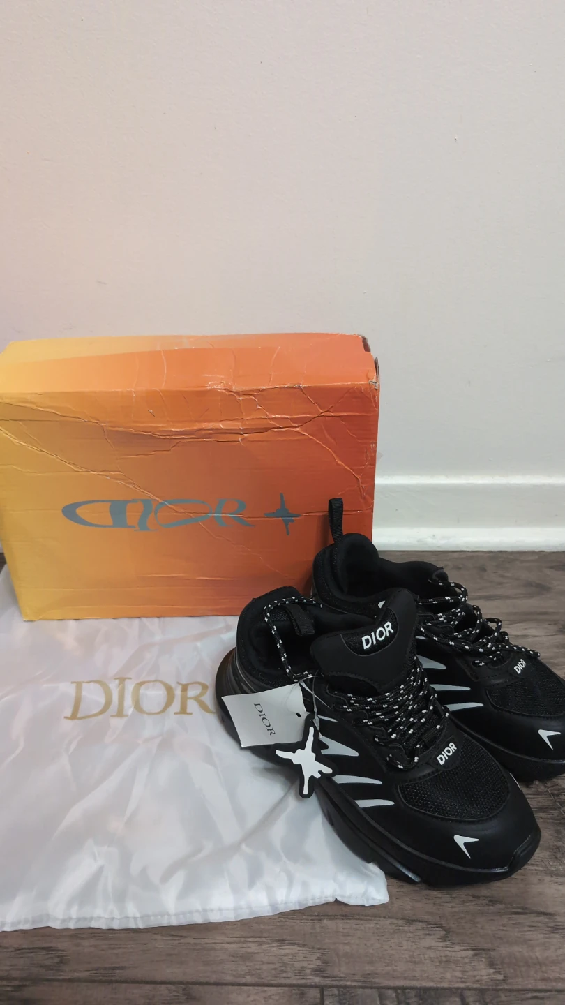 Dior B32 Microfiber Rubber Sneakers Size 37