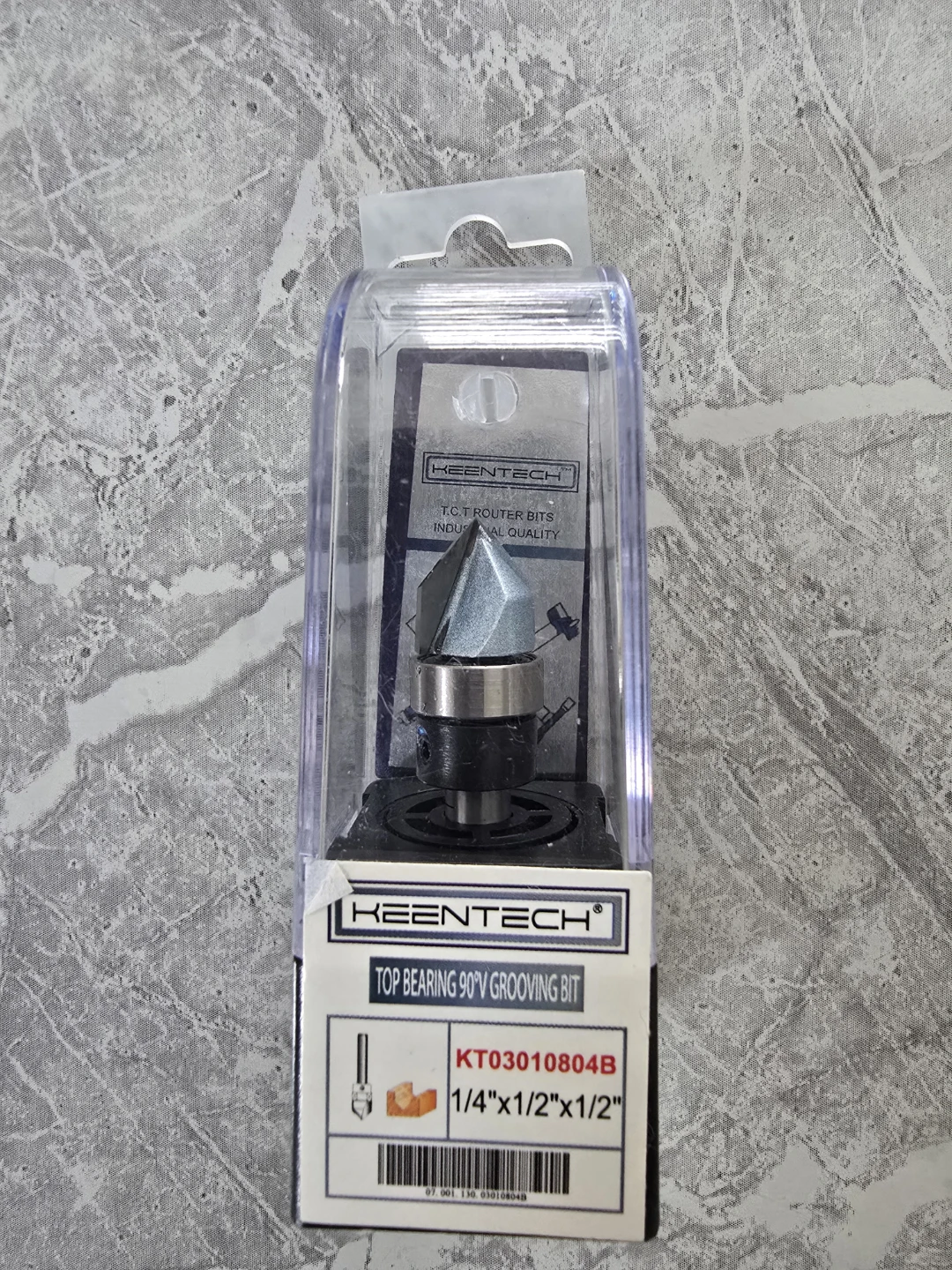 KEENTECH V-Groove Router Bit 1/4" Shank - photo 2